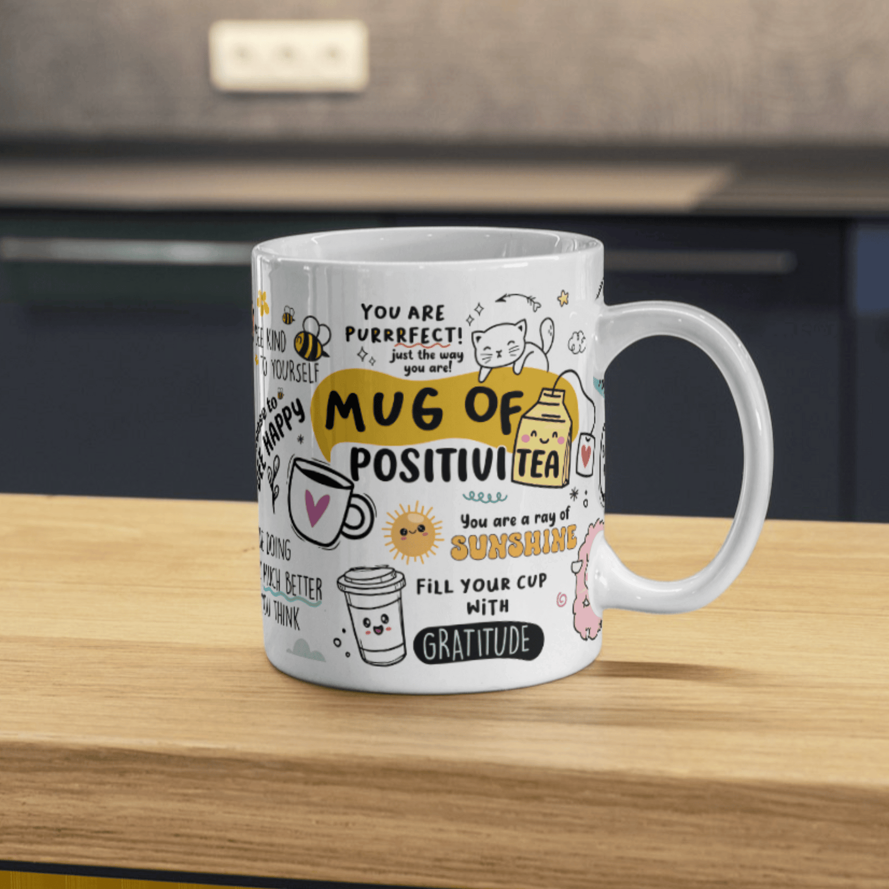 Daily Affirmation & Motivation Mug Ceramic White Coffee Mug