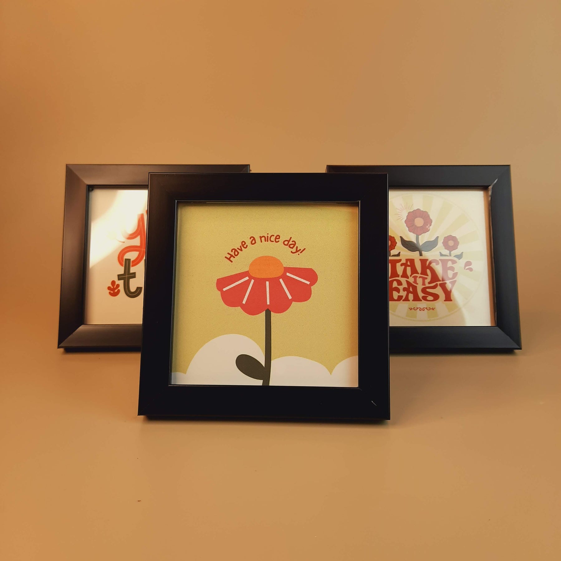 Motivational and Inspirational Pack Of 3 Frame Set