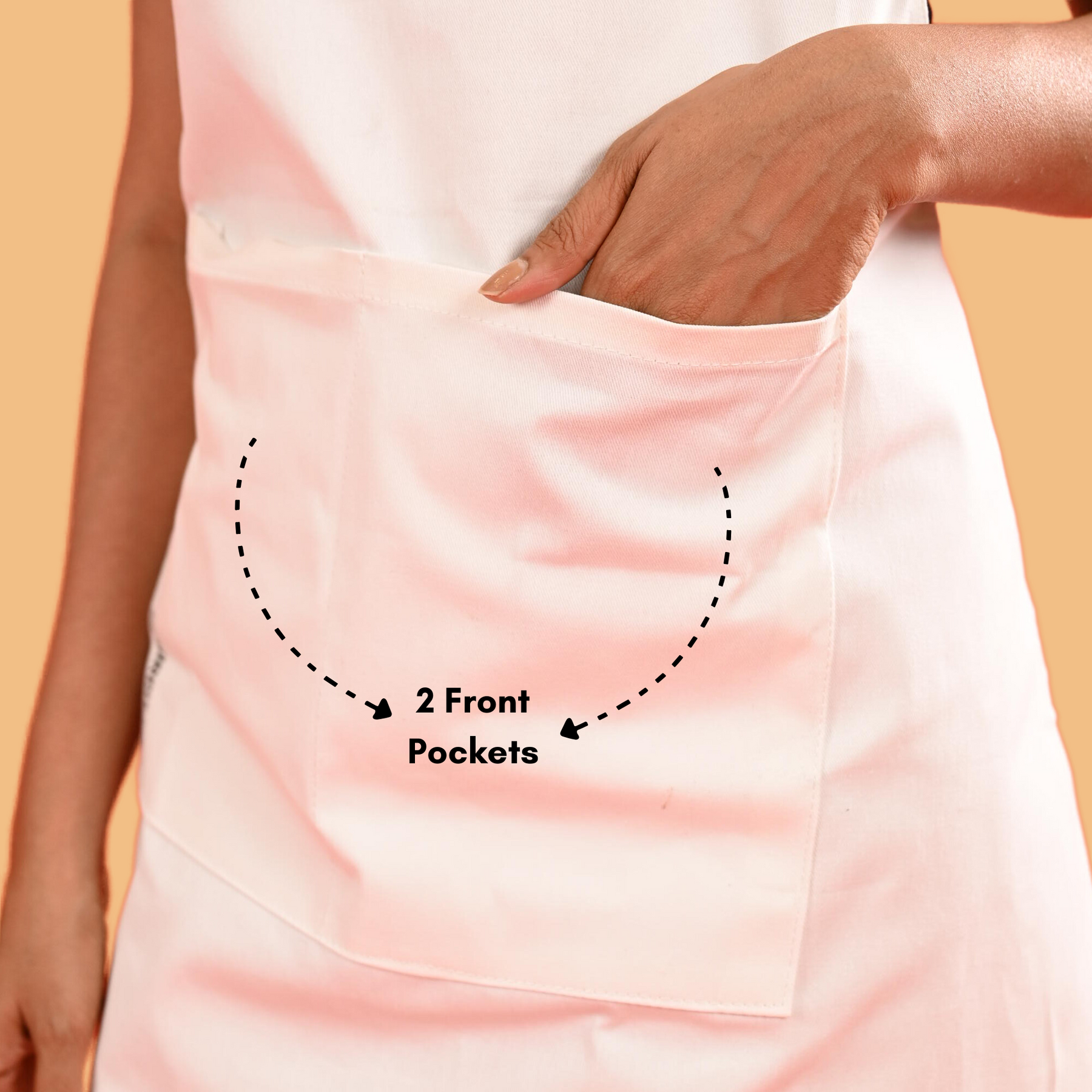 Initials-Name-Personalised-Cotton-Apron-Gogirgit-Pocket-Closeup