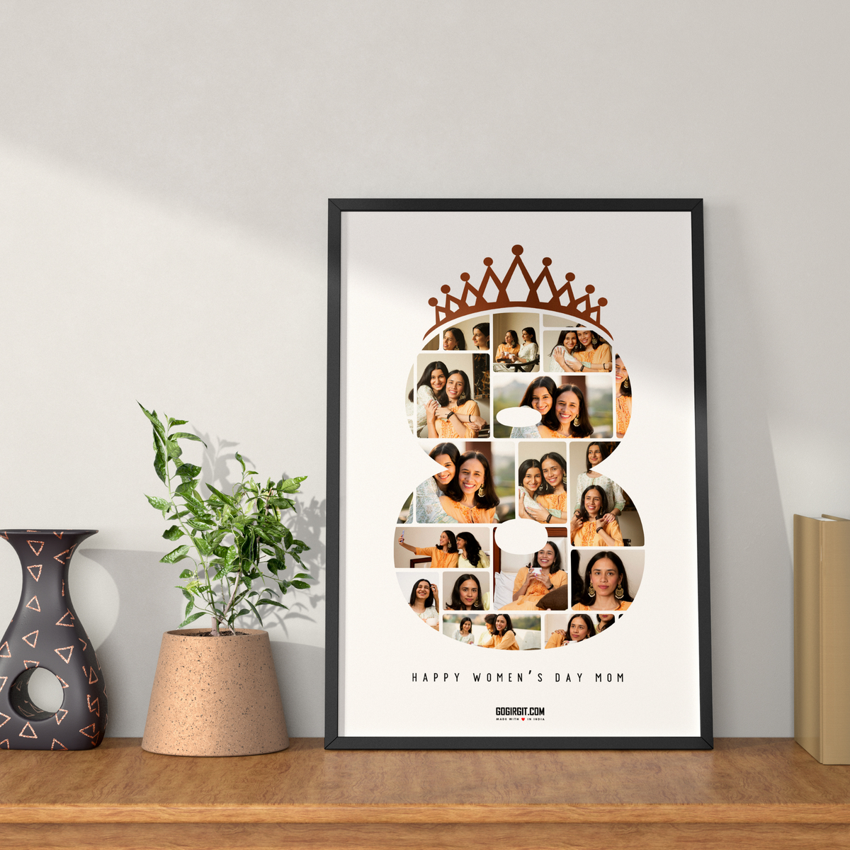 Women's Day Personalized Photo Frame | Custom Gift by Gogirgit