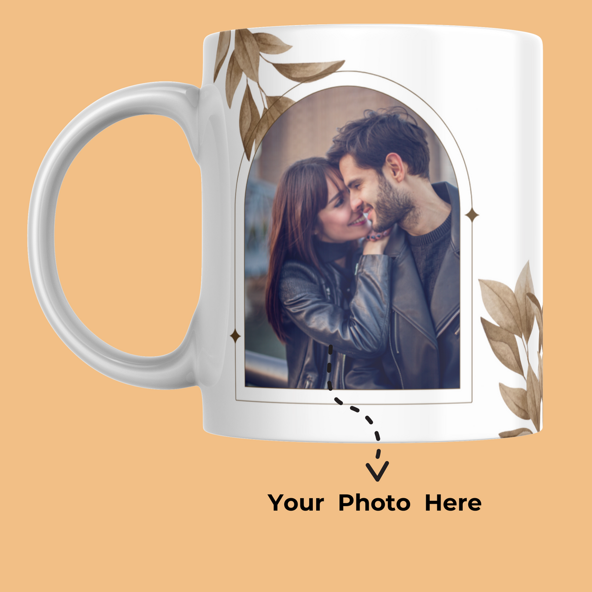 Happy-Women-Day-&-Photo-Personalized-Coffee-Mug-Description