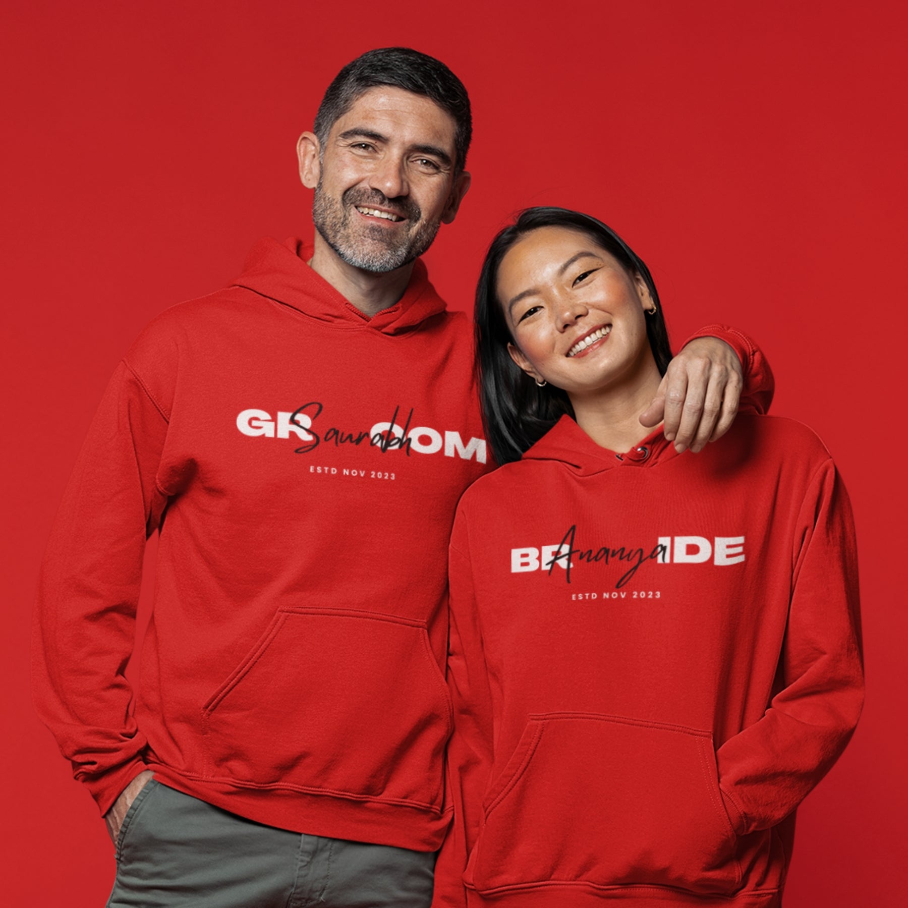 Bride-Groom-Personalised-Name-and-Wedding-Date-Pair-Of-Hoodies-for-Couples-red-gogirgit