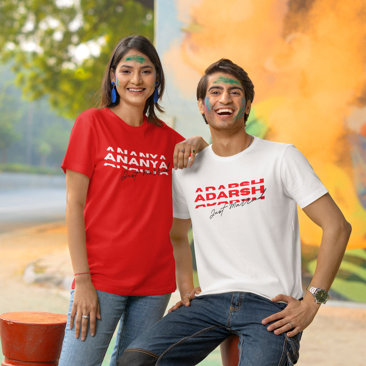 Gogirgit-Just-Married-Name-Personalized-Couple-T-Shirts