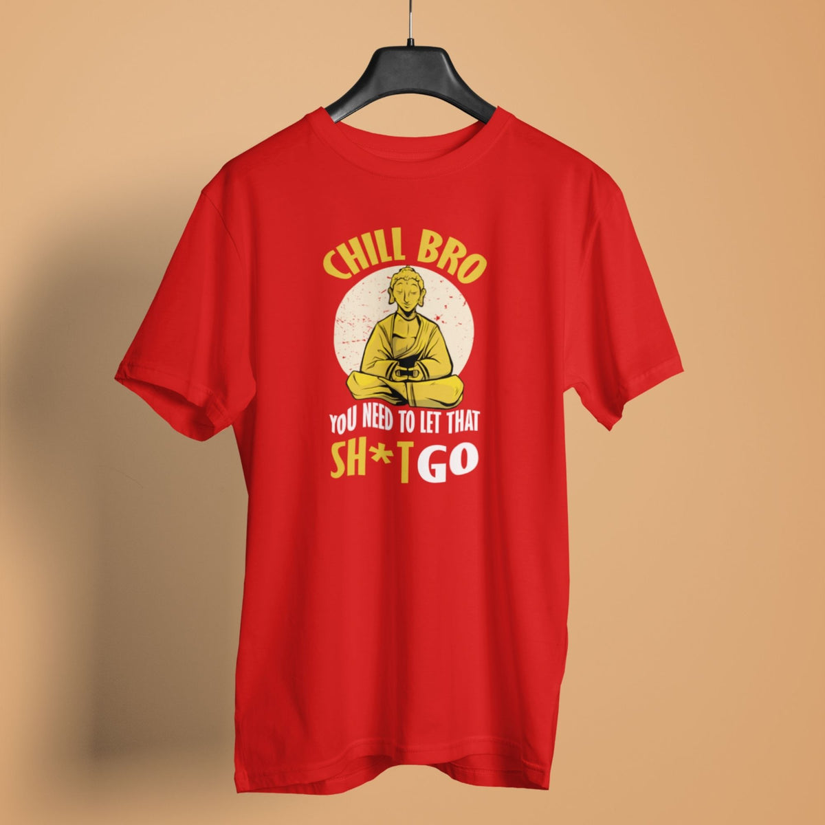 chill-bro-red-womens-yoga-tshirt-gogirgit