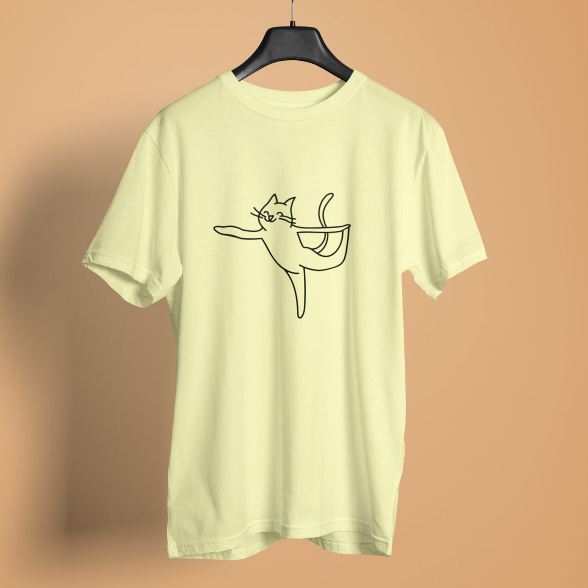 cool-cat-butter-yellow-womens-yoga-tshirt-gogirgit