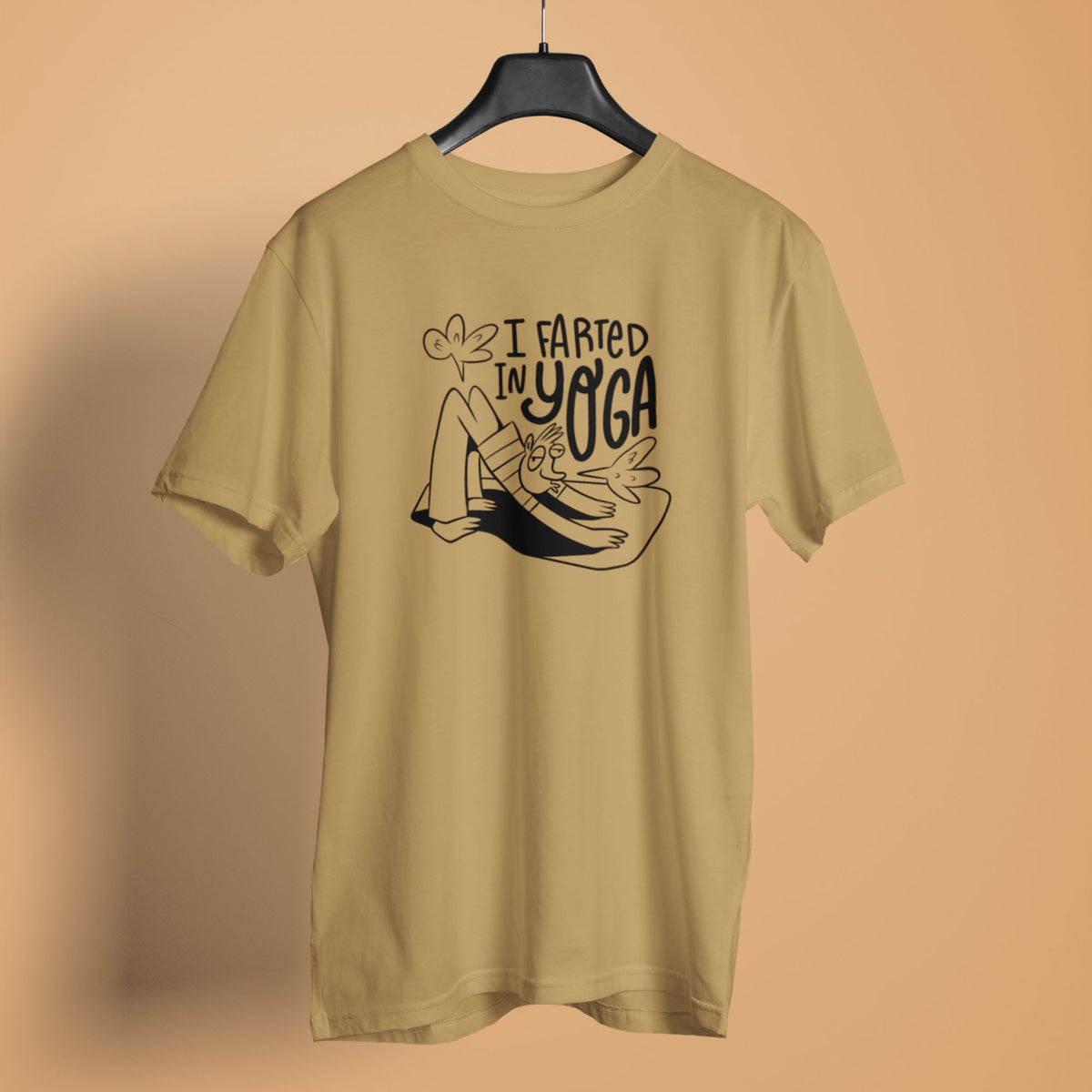 farted-in-yoga-mustard-yellow-womens-yoga-tshirt-gogirgit