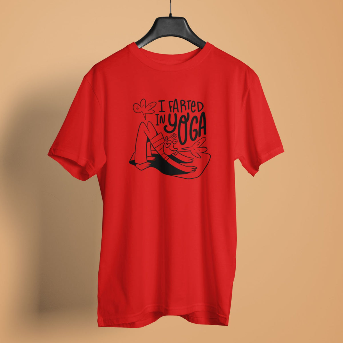 farted-in-yoga-red-womens-yoga-tshirt-gogirgit