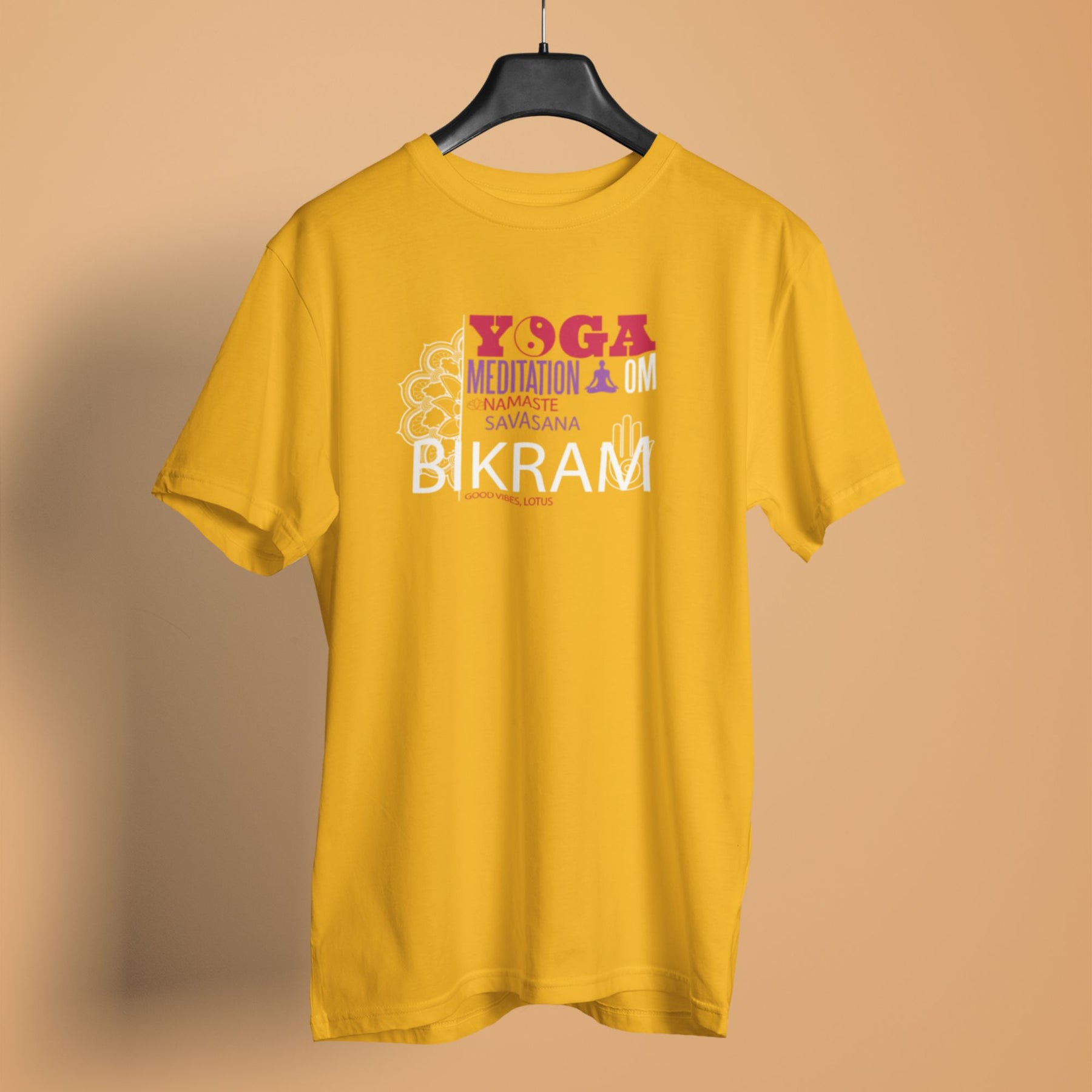 good-vibes-golden-yellow-womens-yoga-tshirt-gogirgit