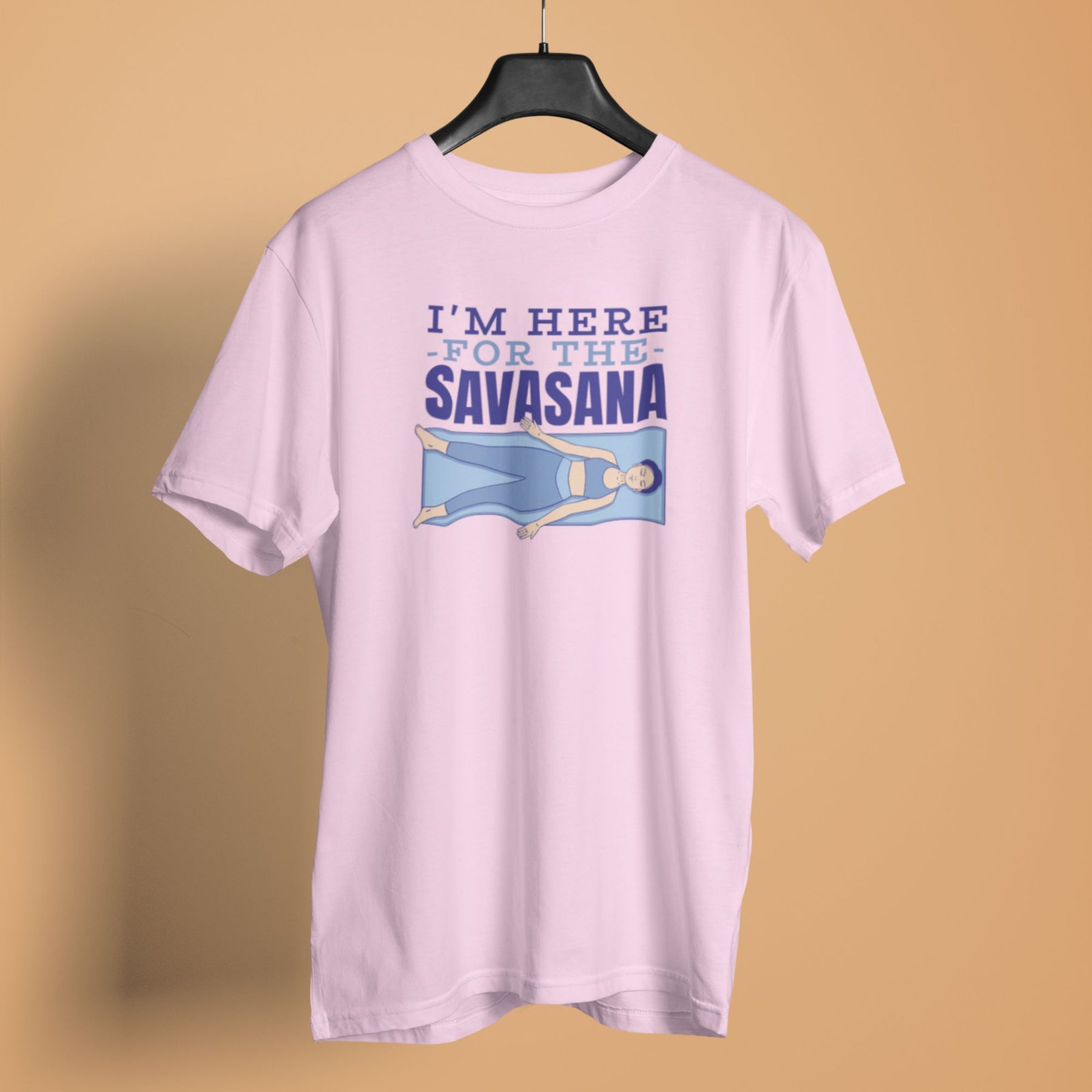 here-for-savasana-baby-pink-womens-yoga-tshirt-gogirgit
