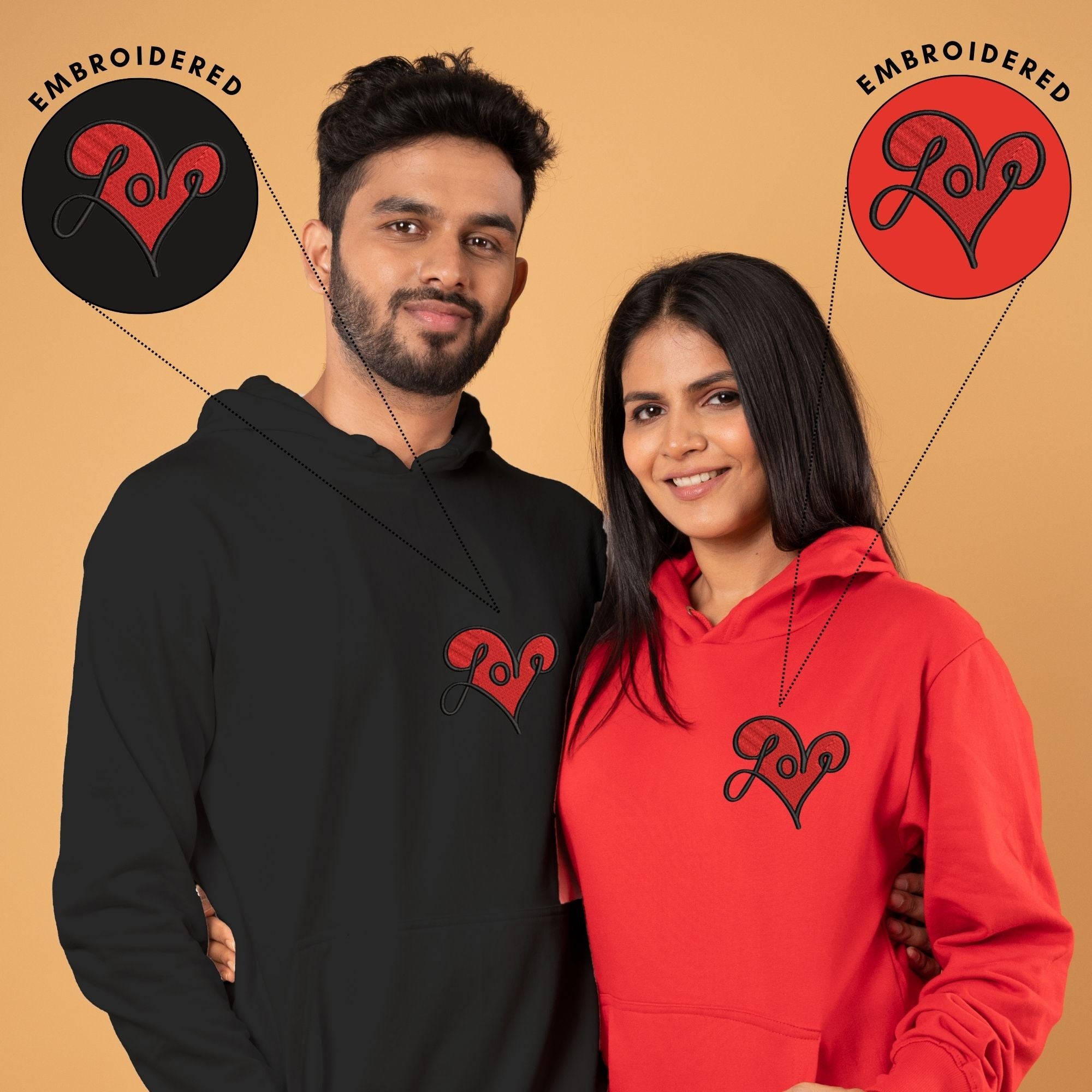 couple-hoodies-for-love-and-printed at Rs 999/piece in Pune