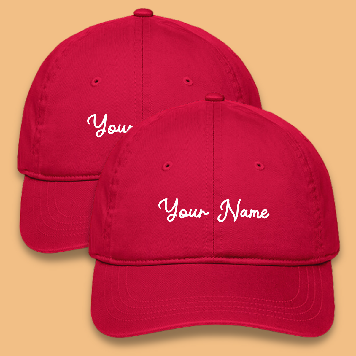 personalised-red-pack-of-2-baseball-cap_2