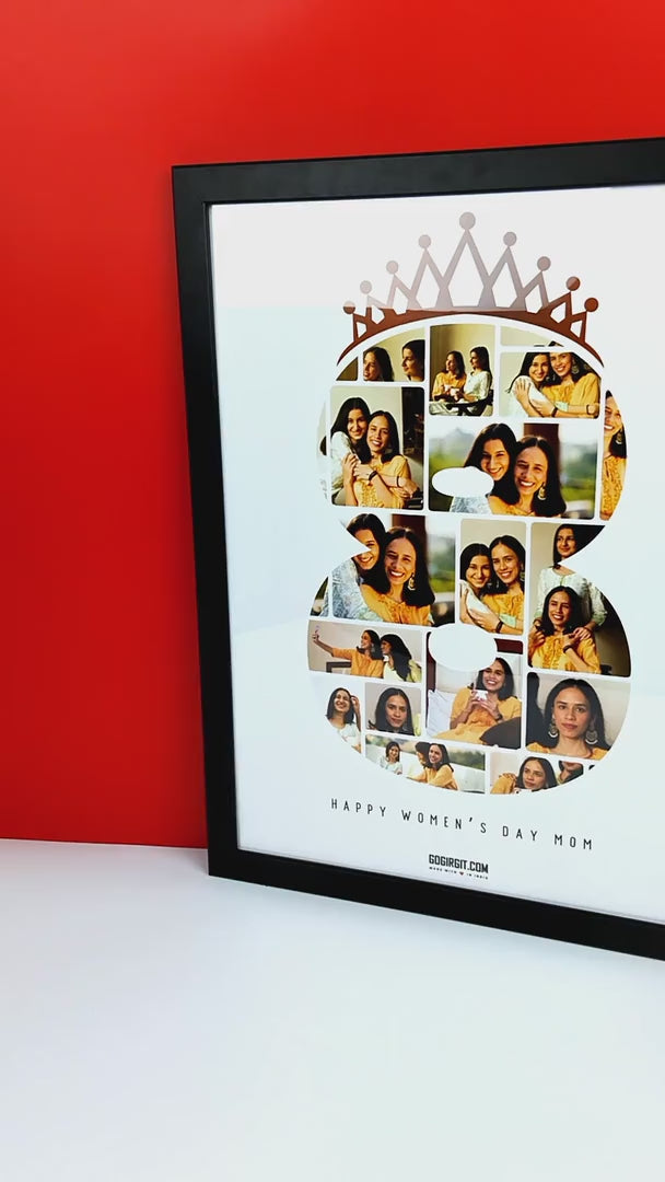 Women's Day Personalized Photo Frame For Women Day , Birthday, Anniversary ,Special Day
