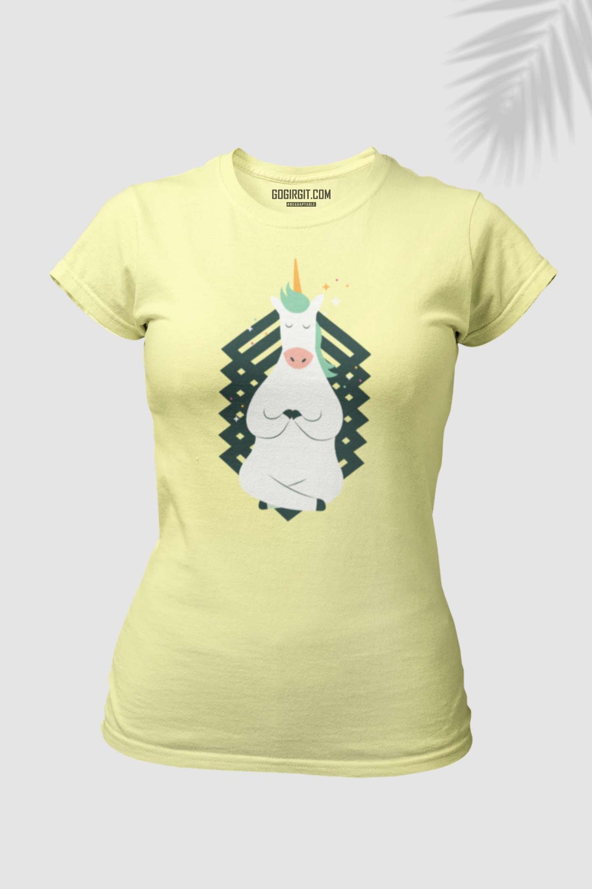 Unicorn Yoga Women's Half Sleeve Yoga T-shirt