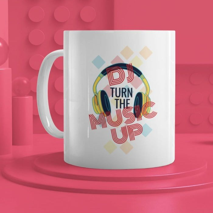 DJ Music On Mug - GOGIRGIT.COM