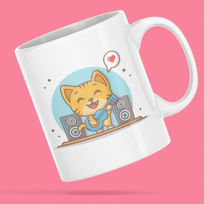DJ Music On Mug - GOGIRGIT.COM
