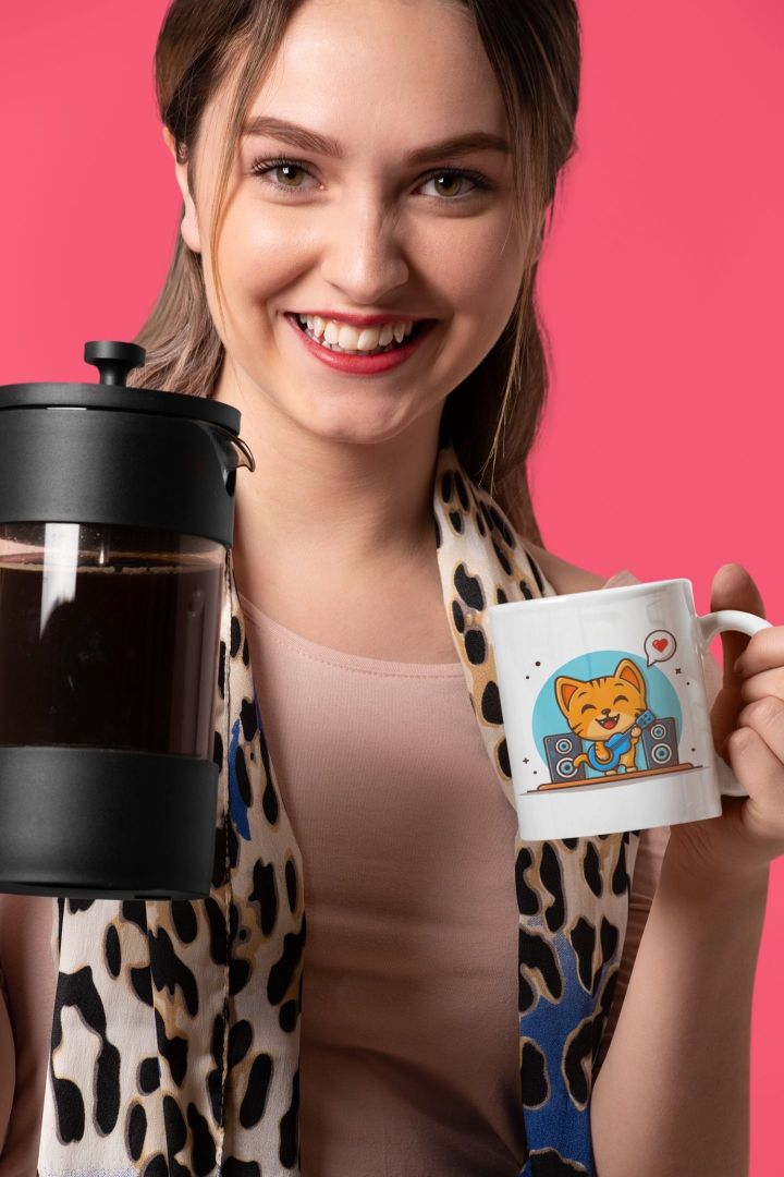 DJ Music On Mug - GOGIRGIT.COM