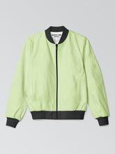 Lime Green Plain Bomber Jacket For Men & Women