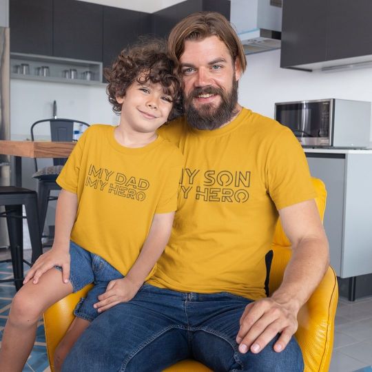 My Dad My Hero Matching Family T-shirt
