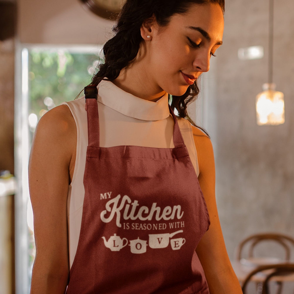 My-kitchen-maroon-cotton-drill-apron-gogirgit