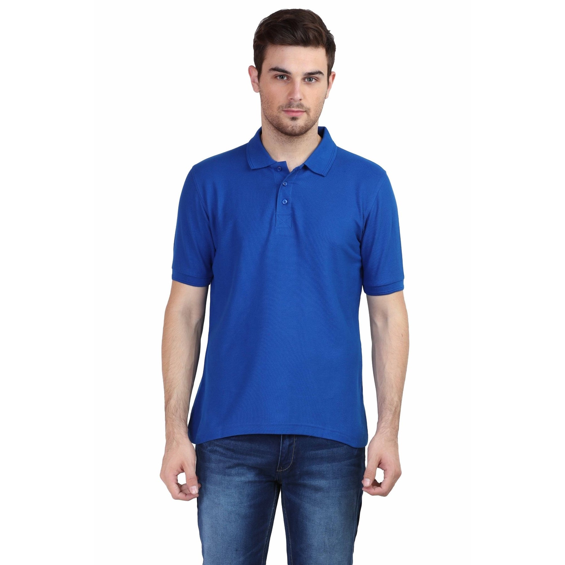 Men's Classic Polo Neck T-shirt Pack Of 2 Combo