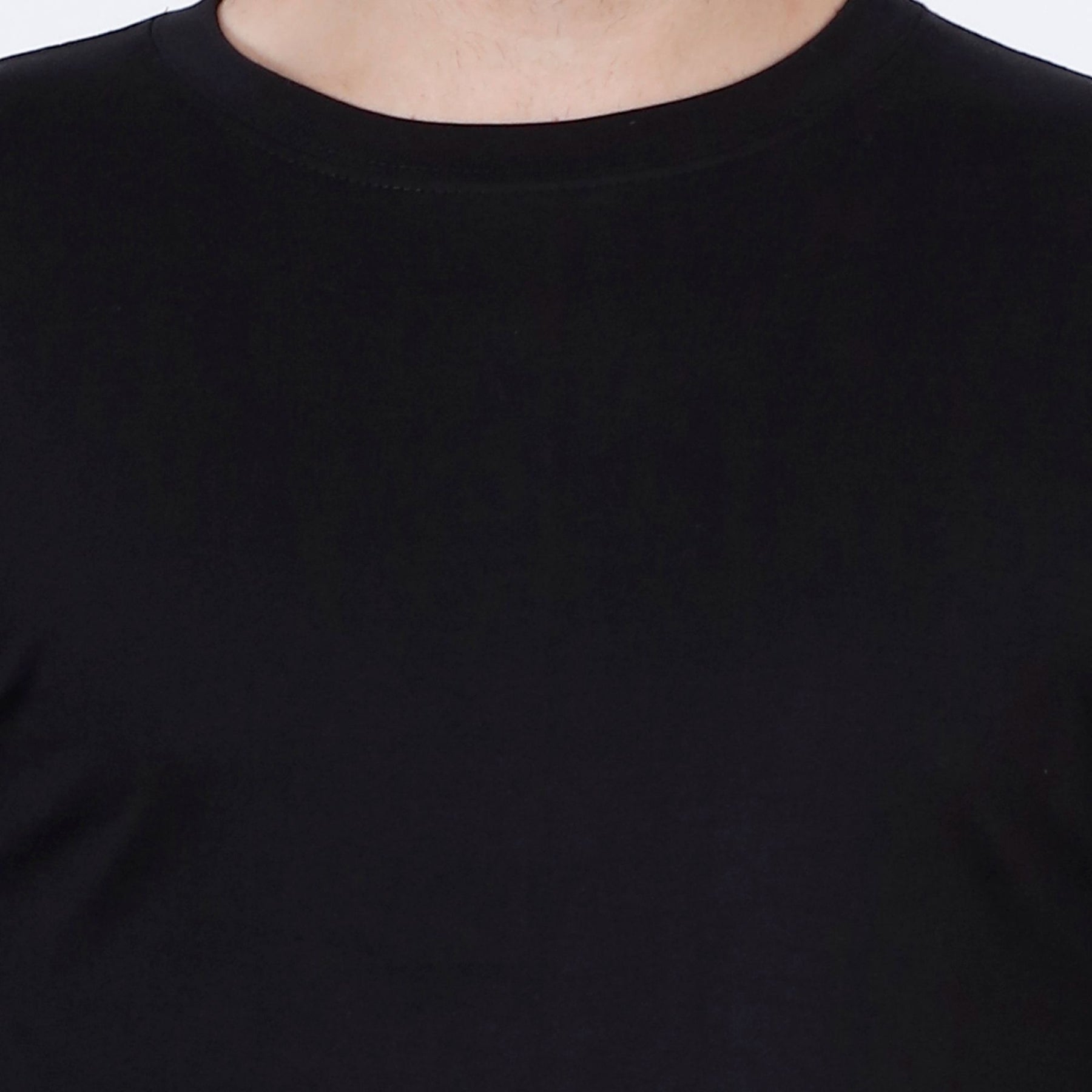 Plain Cotton Men's Full Sleeves t-shirts Pack Of 2 Combo