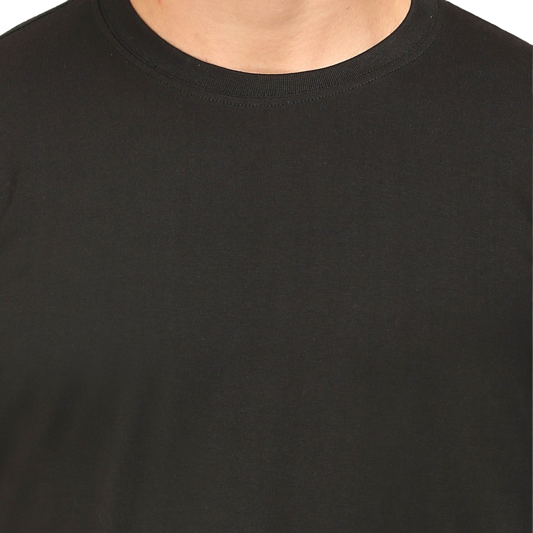 Plain Cotton Mens Unisex T-shirt Pack Of 2 Combo