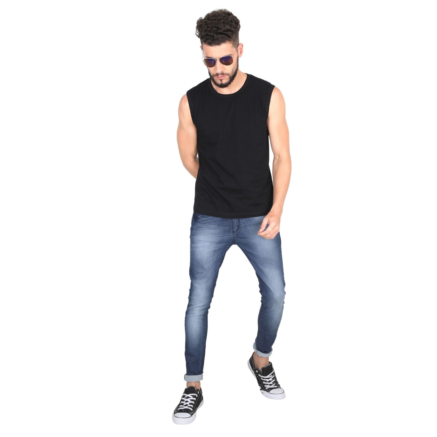 Plain Cotton Men's vest Pack Of 2 Combo