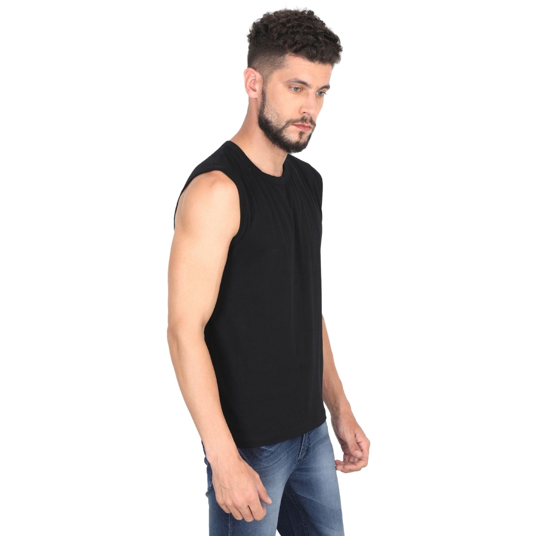 Plain Cotton Men's vest Pack Of 2 Combo