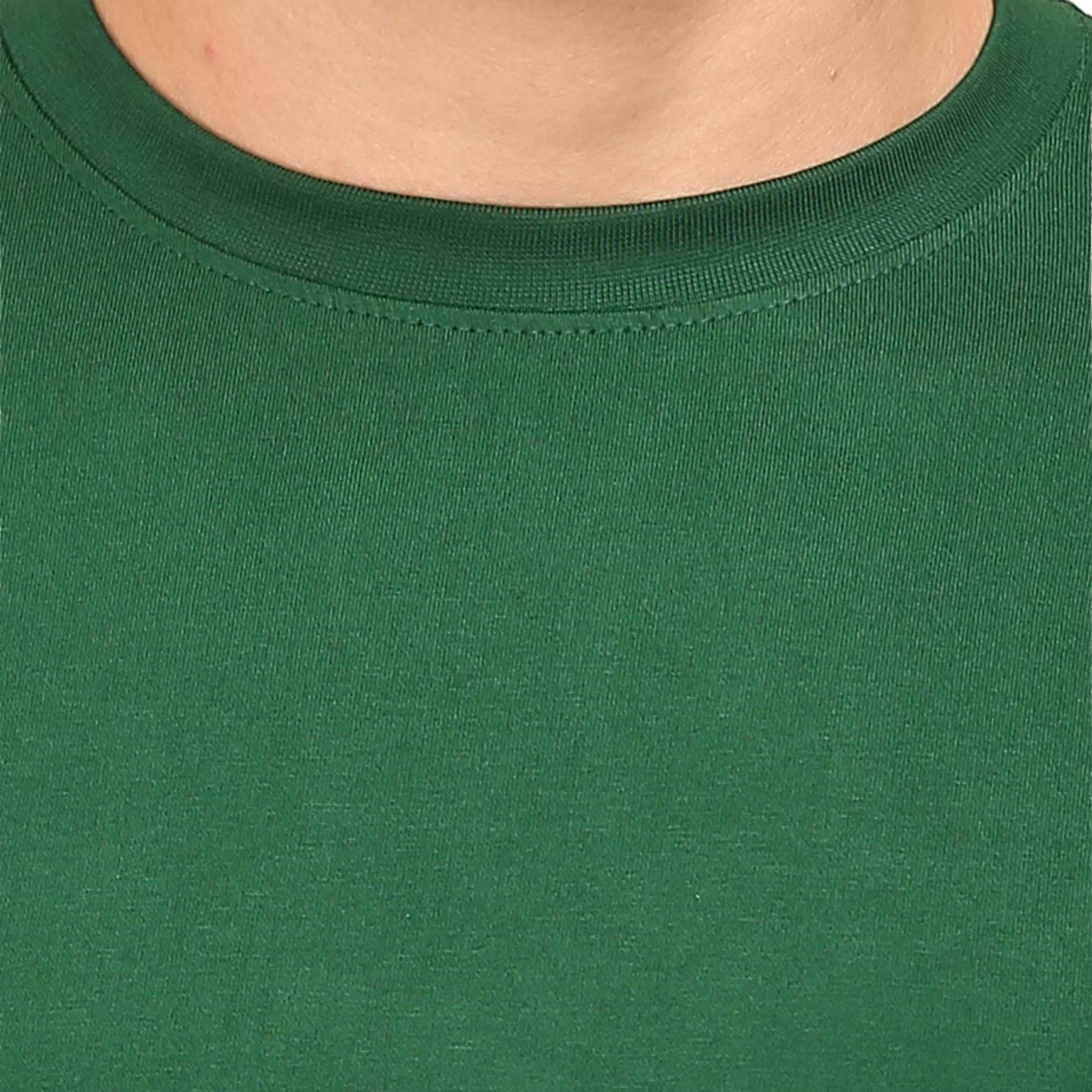 Plain Cotton Mens Unisex T-shirt Pack Of 2 Combo