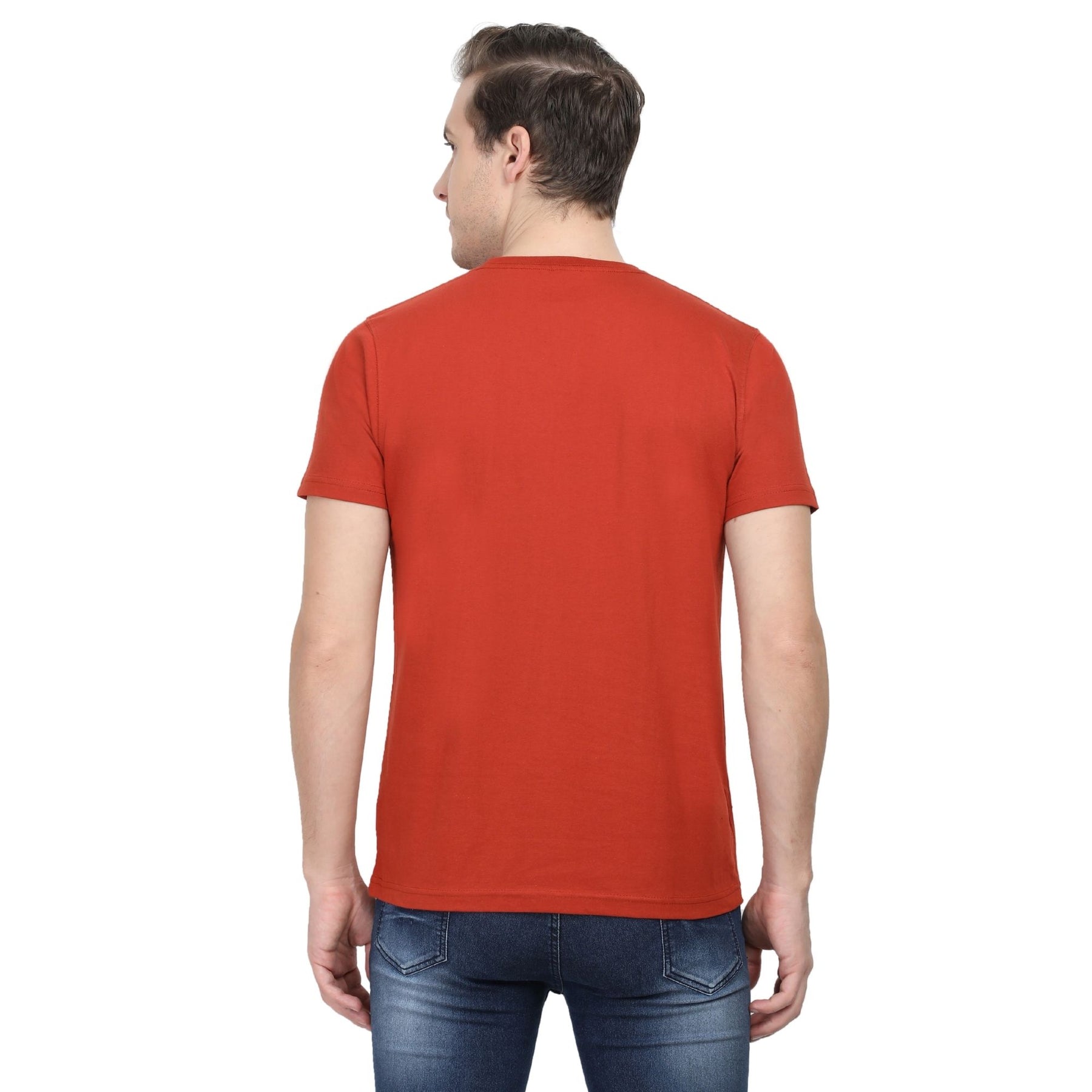Plain Cotton Mens Unisex T-shirt Pack Of 2 Combo