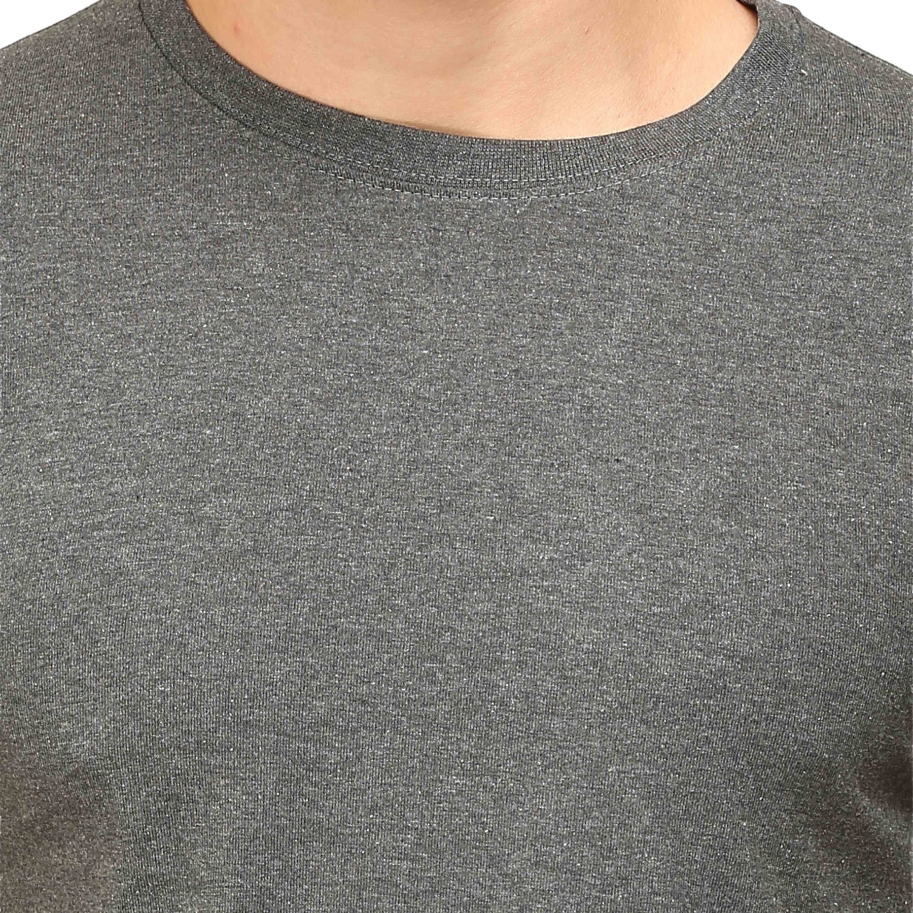 Plain Cotton Mens Unisex T-shirt Pack Of 2 Combo