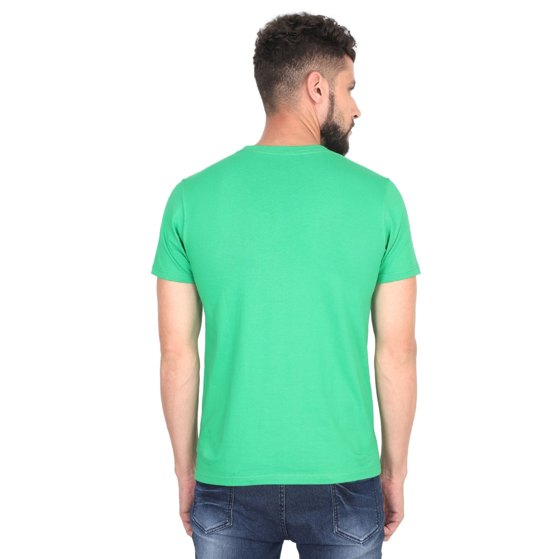 Plain Cotton Mens Unisex T-shirt Pack Of 2 Combo