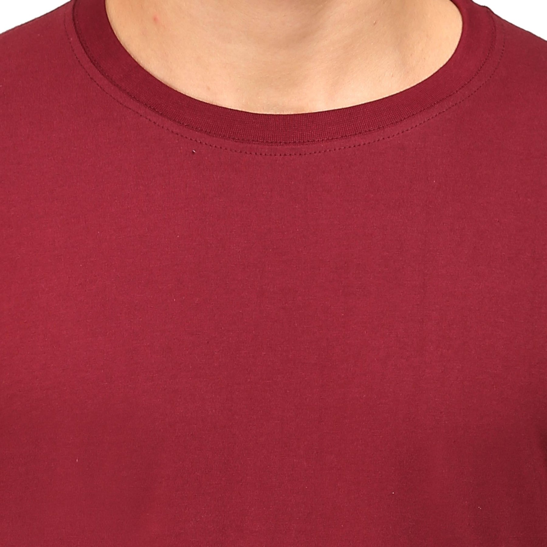 Plain Cotton Mens Unisex T-shirt Pack Of 2 Combo