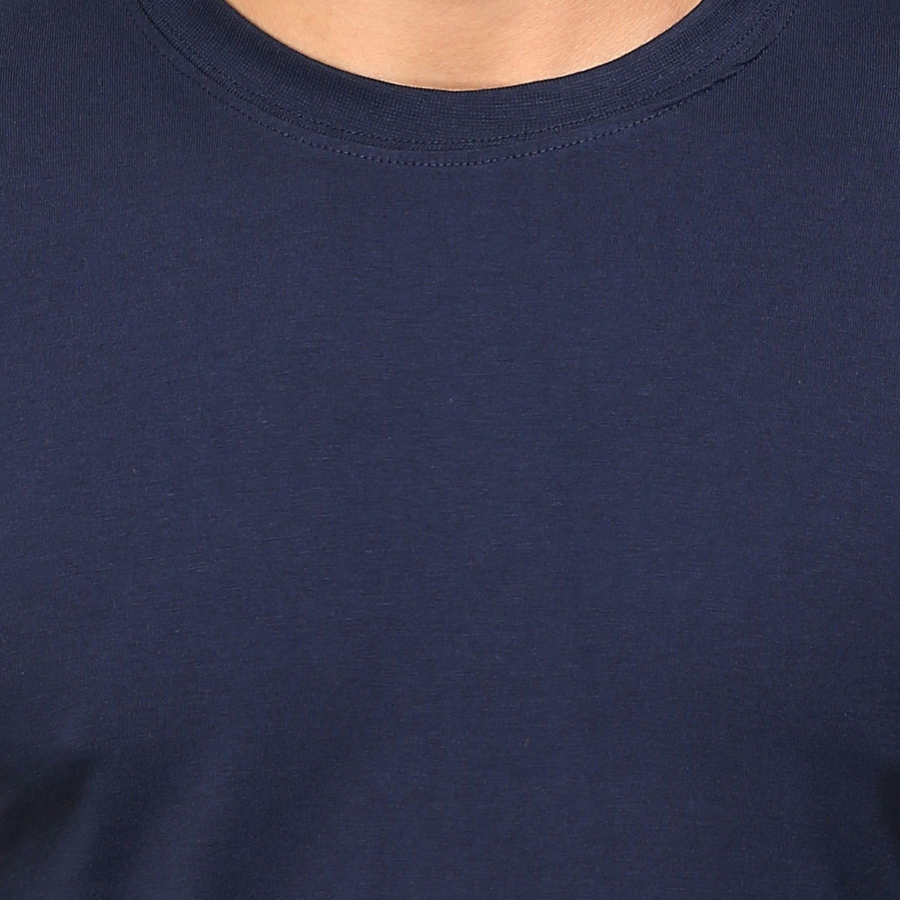 Plain Cotton Mens Unisex T-shirt Pack Of 2 Combo