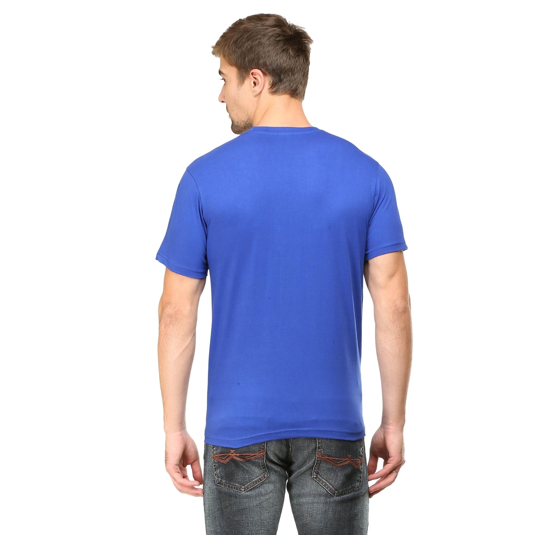 Plain Cotton Mens Unisex T-shirt Pack Of 2 Combo