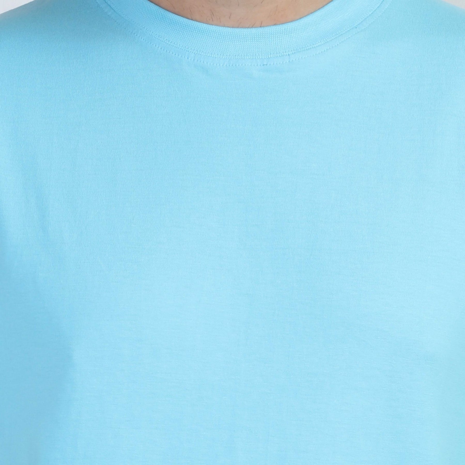 Plain Cotton Mens Unisex T-shirt Pack Of 2 Combo