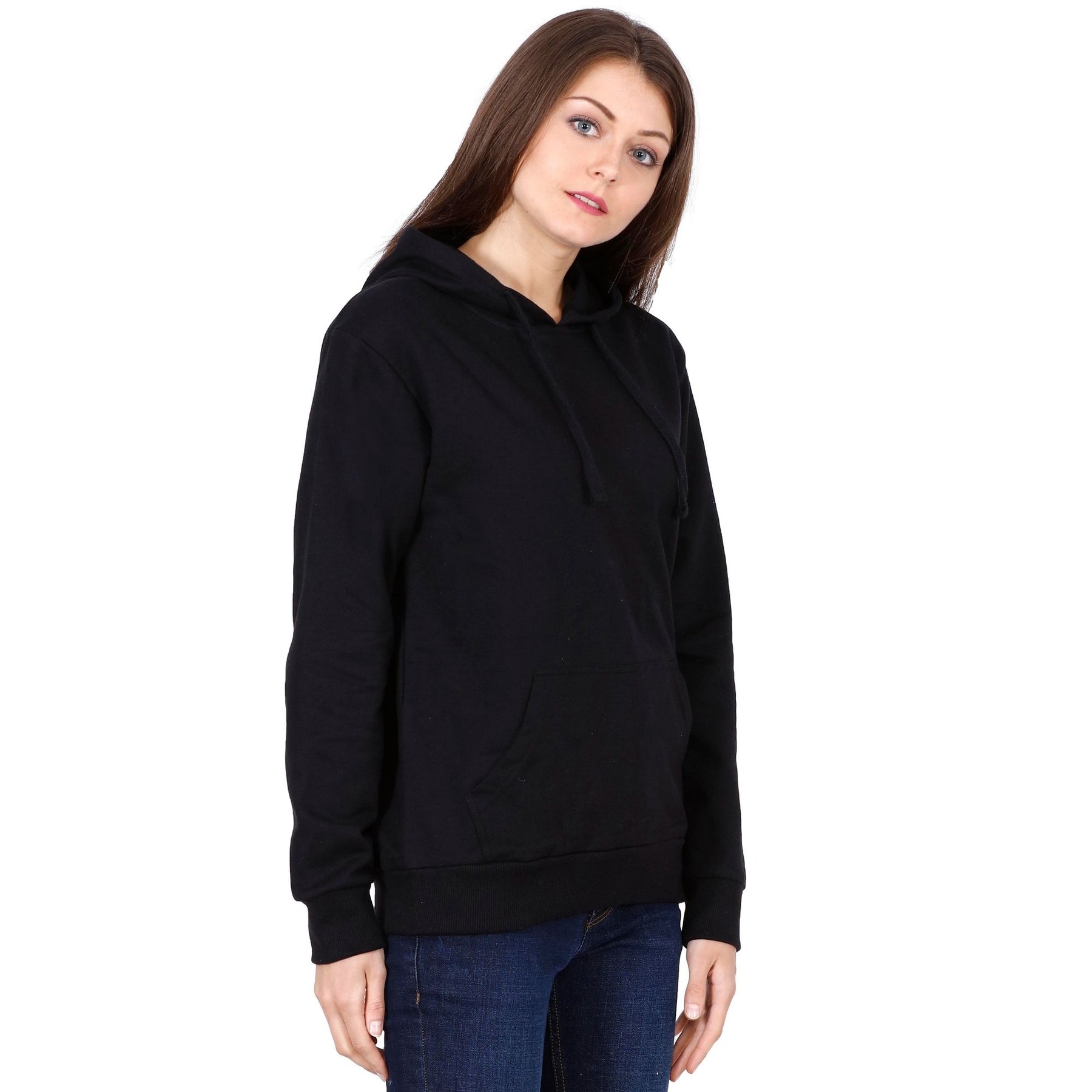 Plain Cotton Women's Hoodies