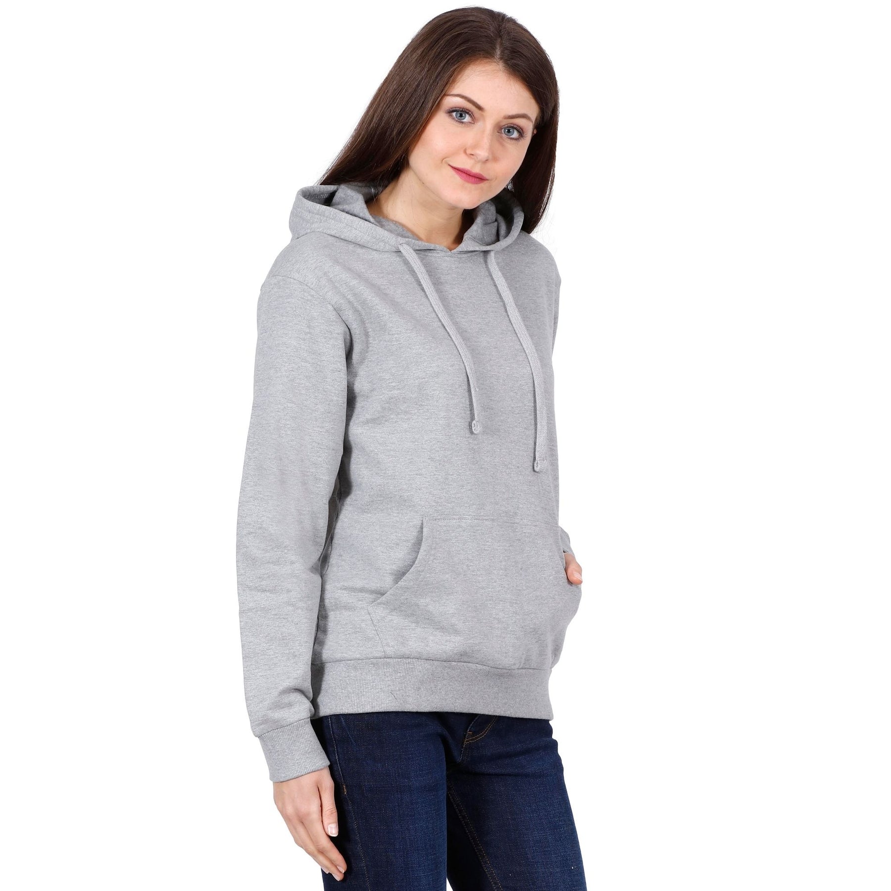 Plain Cotton Women's Hoodies
