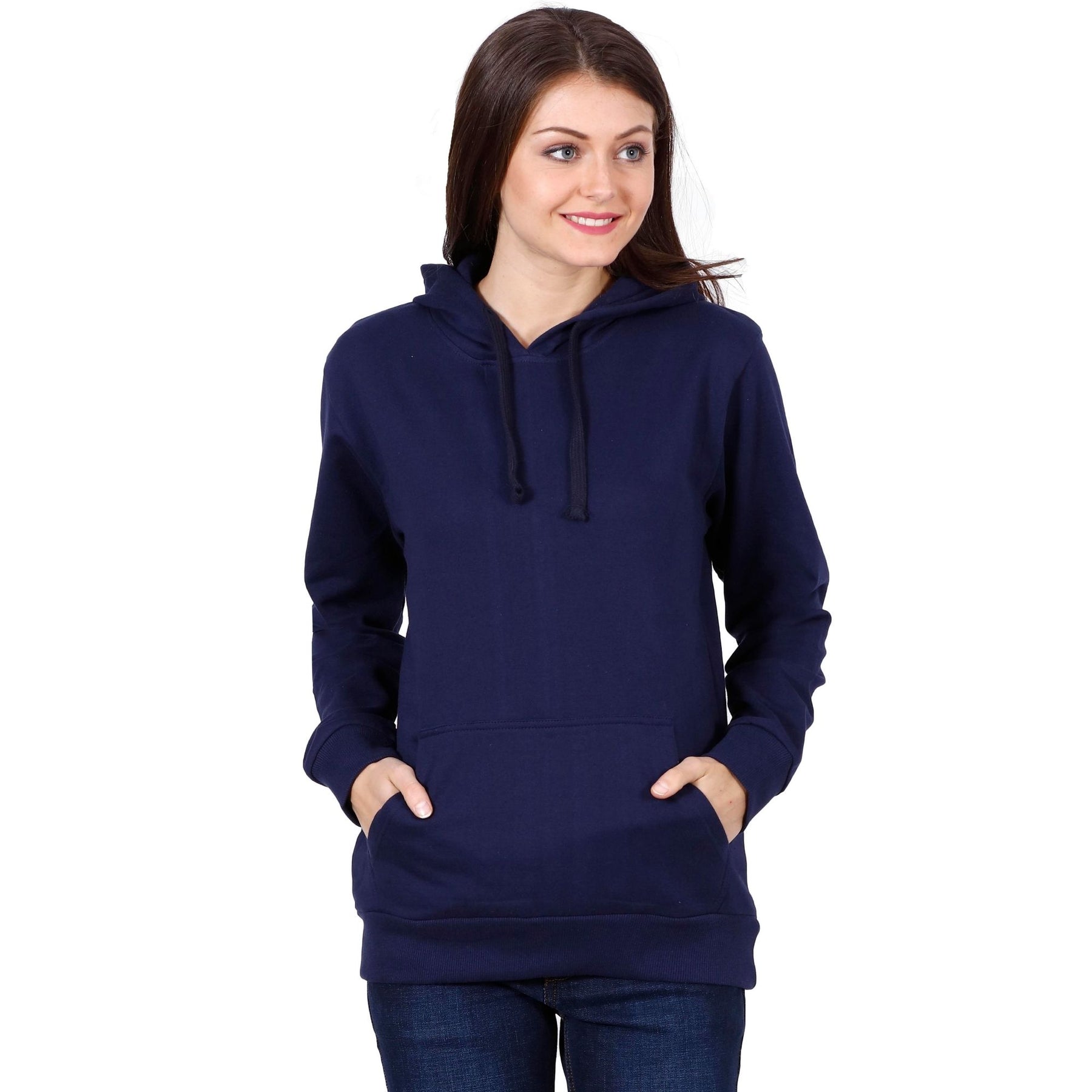 Plain Cotton Women's Hoodies