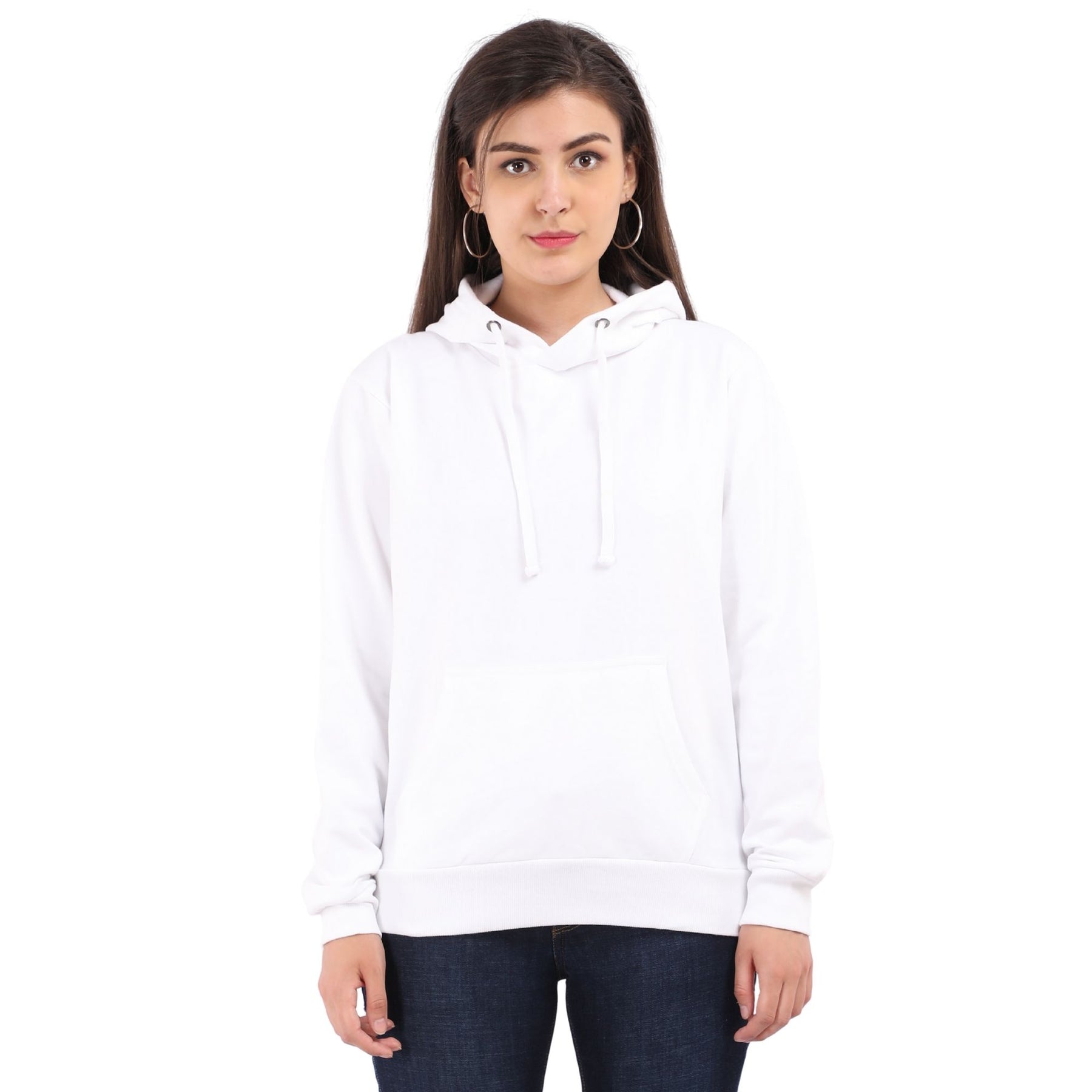 Plain Cotton Women's Hoodies