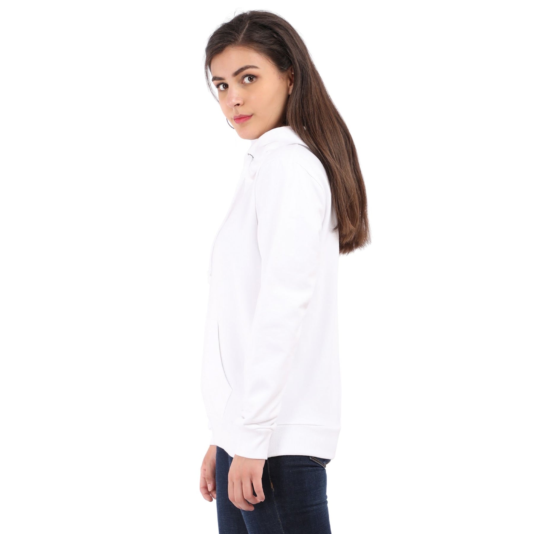 Plain Cotton Women's Hoodies
