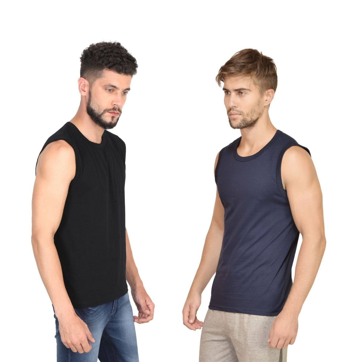 Plain-Cotton-Men-vest-Pack-Of-2-Combo-gogirgit