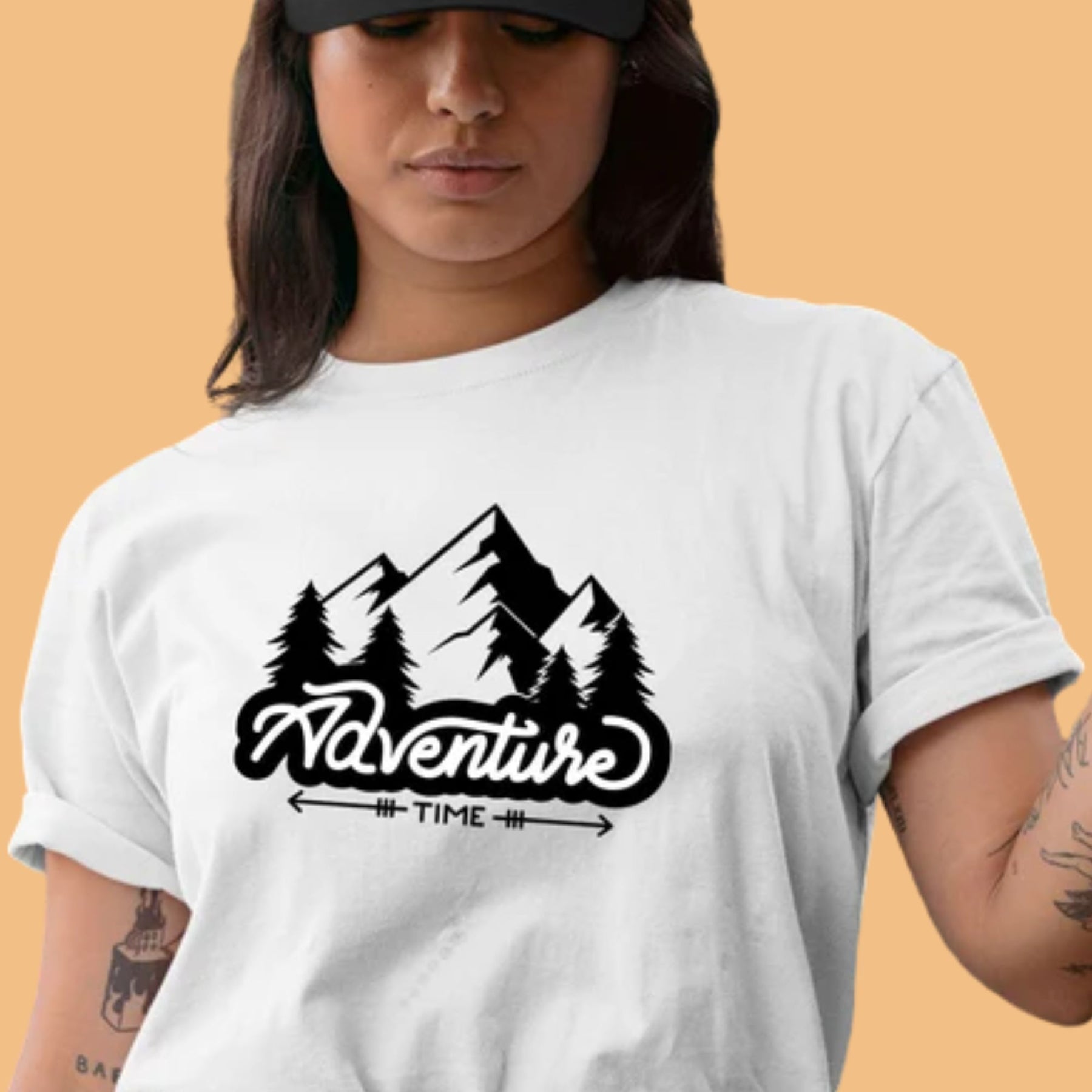 Printed-premium-cotton-women-s-round-neck-adventure-white-half-sleeve-t-shirt-gogirgit-2