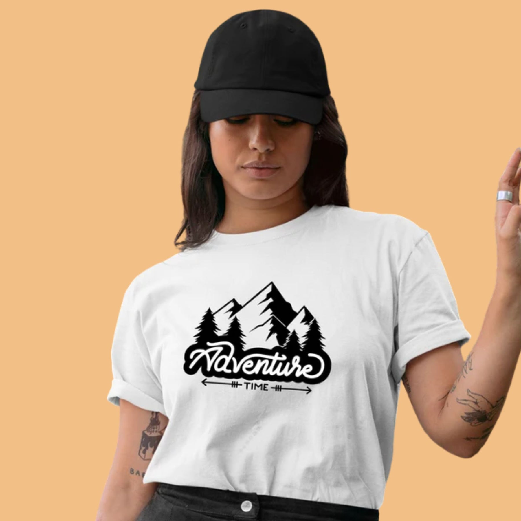 Printed-premium-cotton-women-s-round-neck-adventure-white-half-sleeve-t-shirt-gogirgit