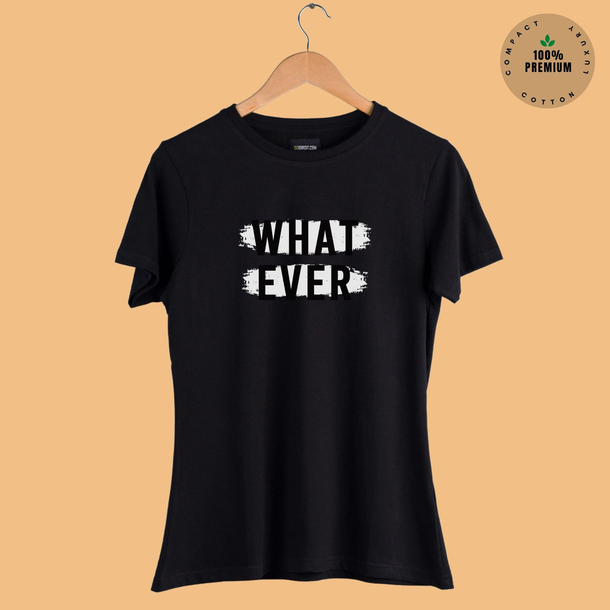 Printed-premium-cotton-women-s-round-neck-what-ever-black-half-sleeve-t-shirt-gogirgit