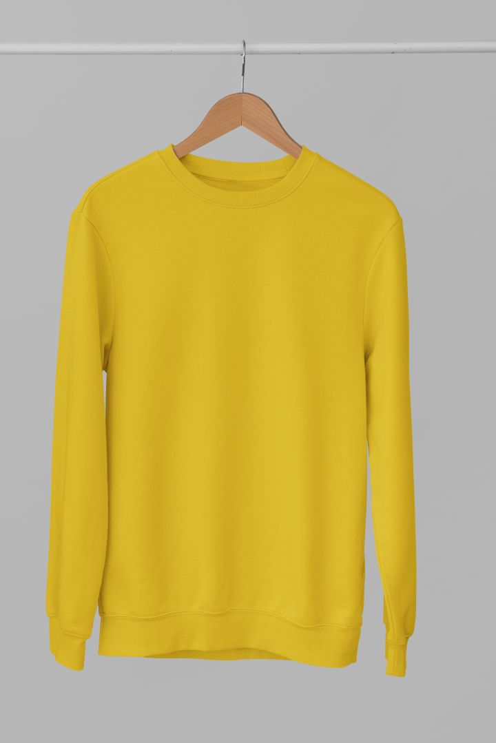 ROUND-NECK-SWEATSHIRT-PLAIN-SOLID-MUSTARD-YELLOW-WINTERWEAR-UNISEX