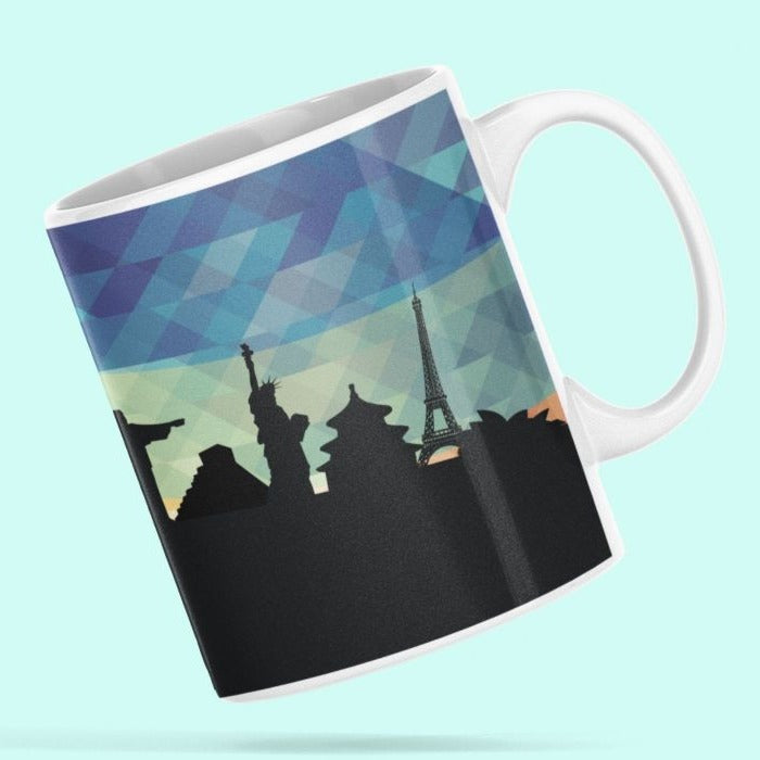Travel World White Mug - GOGIRGIT.COM