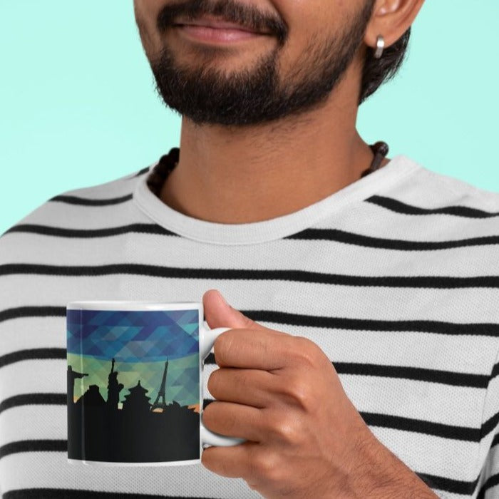 Travel World White Mug - GOGIRGIT.COM