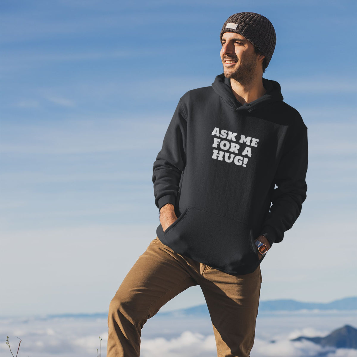 ask-me-for-a-hug-cotton-printed-unisex-black-hoodie-for-men-for-women-gogirgit-com #color_black