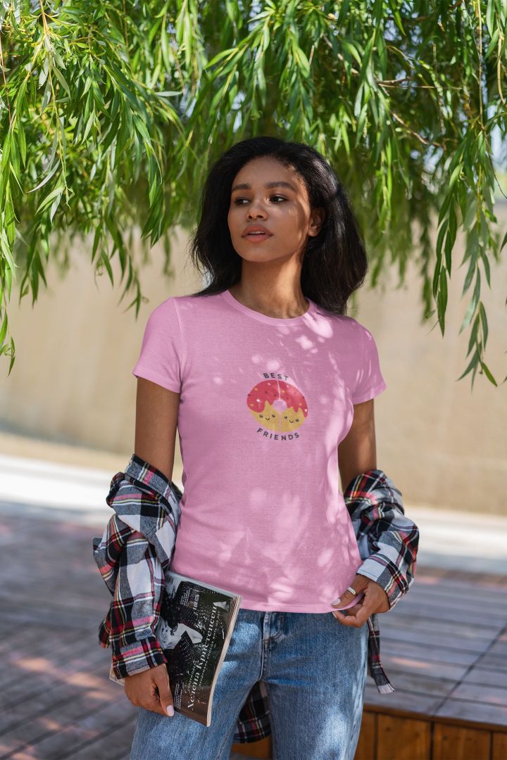 best-friend-donuts-light-pink-women-t-shirt-gogirgit